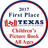 Texas Association of Authors First Place Children's Picture Book All Ages award badge